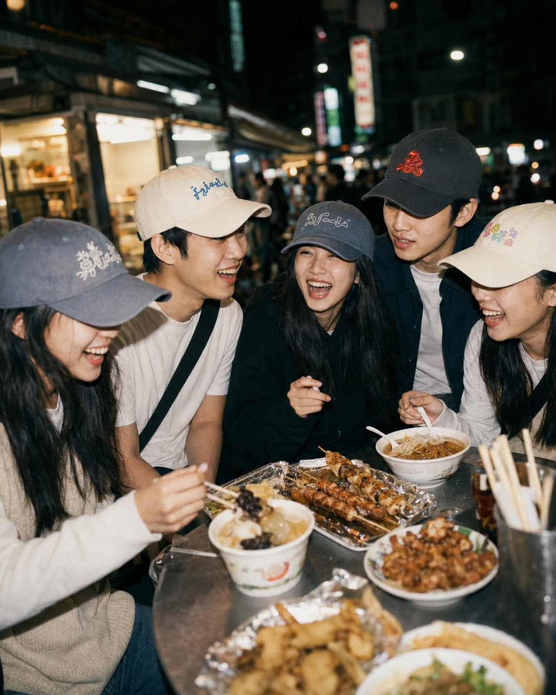 夜市桌邊